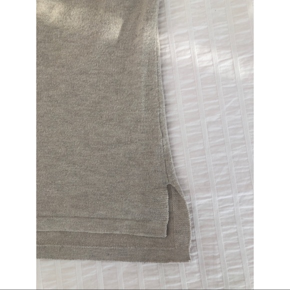 Neutral Casual Sweater with Straight Edge Bottom - Picture 5 of 12